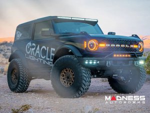 Ford Bronco Head Lights - Oculus Bi-LED Projector - Oracle - Amber